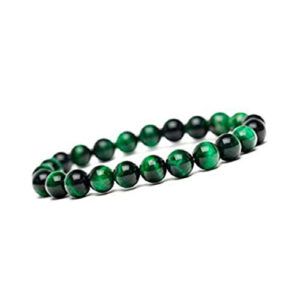 Natural Green Tiger Eye Stretch Bracelet Men And Women For Reiki Healing
