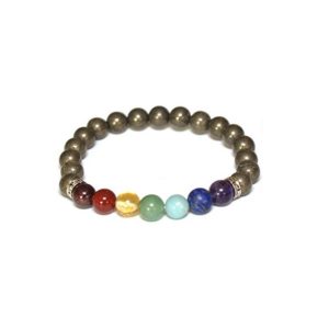 Chakra Crystal 8 mm Stretch Bracelet