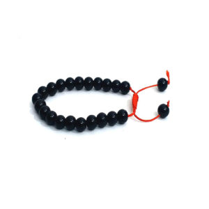 Black Onyx Adjustable Bracelet 8 mm