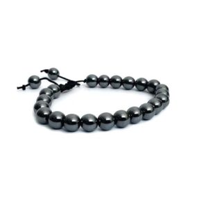 100% Genuine Hematite 8 MM Adjustable Bracelet
