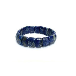 Lapis Lazuli Oval Shaped 10 mm Stretch Bracelet