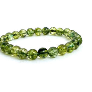 Peridot Crystal 8 MM High Grade Bracelet