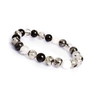  Rutilated Quartz 8 mm Stretch Power Bracelet