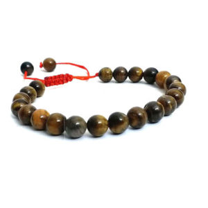 Tiger Eye Stone Adjustable 8 MM Stretch Bracelet