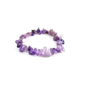 Amethyst CHIP Stretch Bracelet