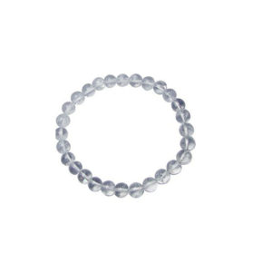 Clear Quartz Power 8 mm Stretch Bracelet
