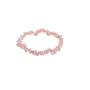 Rose Quartz CHIP Stretch Bracelet