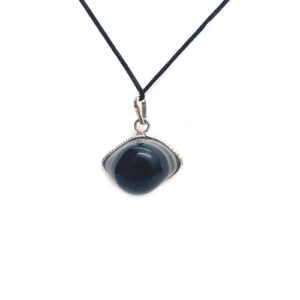 Natural Shiva Third Eye Agate Eyes Shaped Pendant for Men and Women