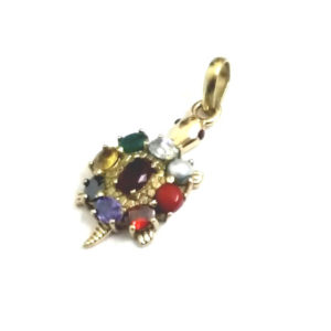 Navgraha navratna Tortoise Shaped ashtadhatu Pendant
