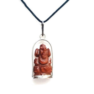 Gold Stone Lord Ganesh ji Pendant