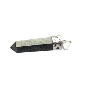 Hematite Crystal Pencil Pendant 