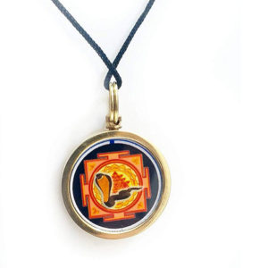 Kaal Sarp Dosh Correction Yantra Mantra Brass Pendant 