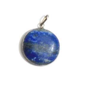 Natural Lapis Lazuli Round Shaped Pendant