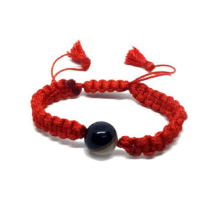 King Sulemani Akik Hakik Crystal 14 mm Adjustable Bracelet for Men & Women