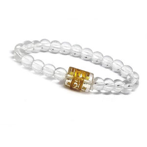 Tibetan Mantra Om Mani Padme Hum Engraved Lucky Charm Bracelet For Men & Women Reiki Healing