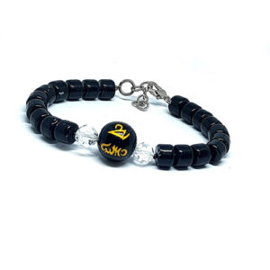 Tibetan Buddhist Nepalese Auspicious Om Mani Padme Hum Mantra Engraved Peace And prosperity Bracelet For Men & Women Reiki Healing