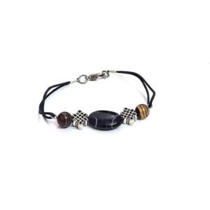 King Sulemani Akik Hakik Crystal Mystique Knot Adjustable Protection Bracelet For Men & Women