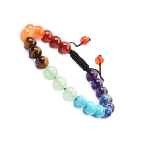 Seven Chakras Crystals Adjustable Bracelet For Men And Women For Reiki Healing And Chakra Healing