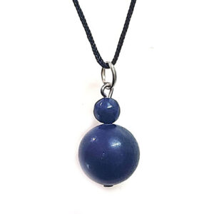 Natural Lapis Lazuli Crystal Ball Shaped Pendant For Men & Women