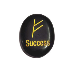 Success Angelic Zibu Symbol Engraved Natural Black Tourmaline Crystal Inspirational Faith Pocket Word Stones Therapy Healing Prayer Stones Motivation Encouragement Crystals