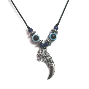 Feng Shui Evil Eye Dragon Tooth Pendant For Protection And Good Luck For Men And Women