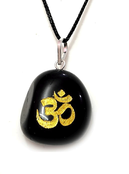 Black-Om-Pendant