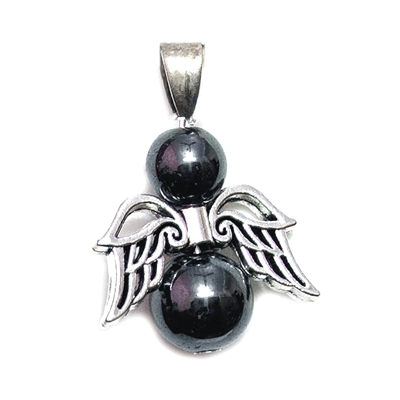 Hematite-Angle-Pendant