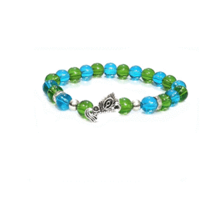 Krishna Ji Flute Multi Crystal Bracelet
