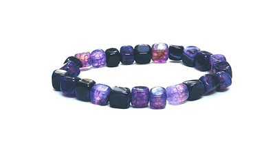 Amethyst Box Bracelet