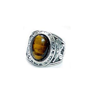 Natural Tiger's Eye Crystal Ring